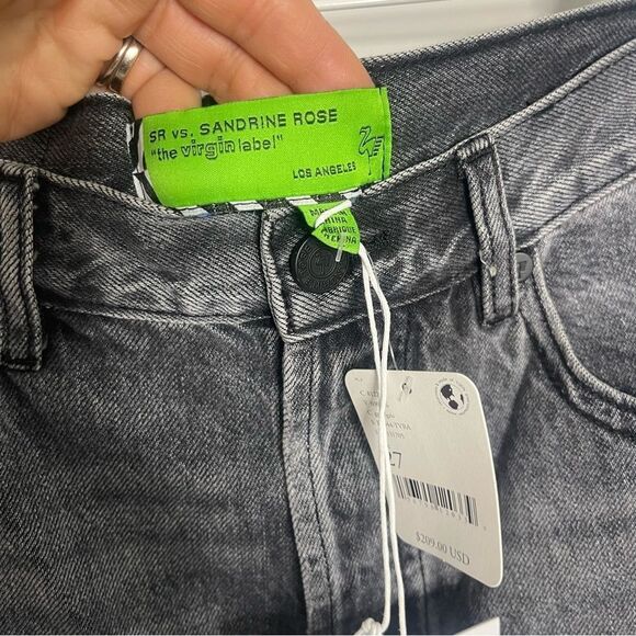 Sandrine Rose / Free People Grey Harem Jeans NWT - Picture 8 of 12